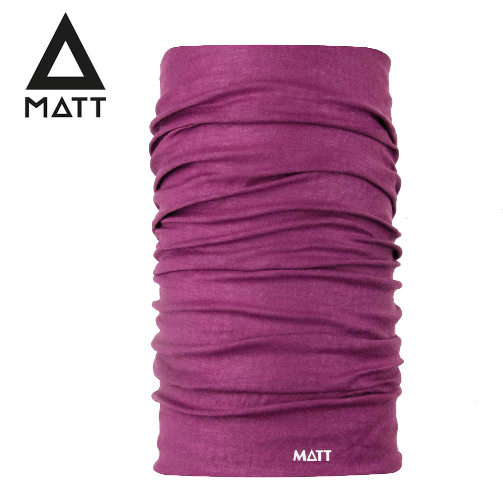 西班牙[ MATT ] Wool Scarf 美麗諾羊毛頭巾 茄紫