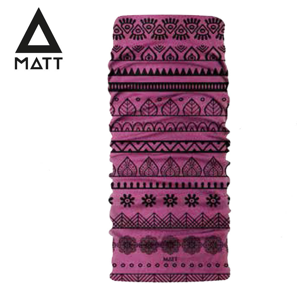 西班牙[ MATT ] Wool Scarf 美麗諾羊毛頭巾 鑲邊茄紫