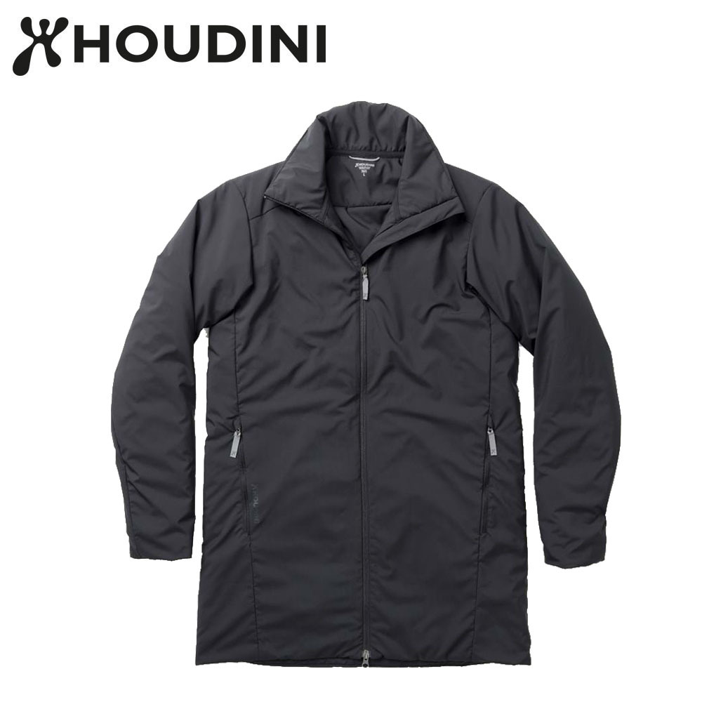 瑞典【Houdini】W`s Add-in Jacket 女款化纖保暖長板夾克 純黑