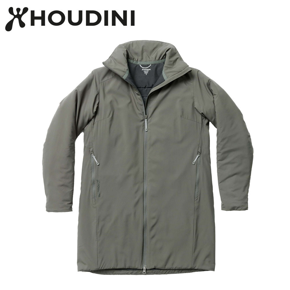瑞典【Houdini】W`s Add-in Jacket 女款化纖保暖長板夾克 裸印綠