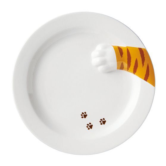 虎斑貓 餐盤(圓)