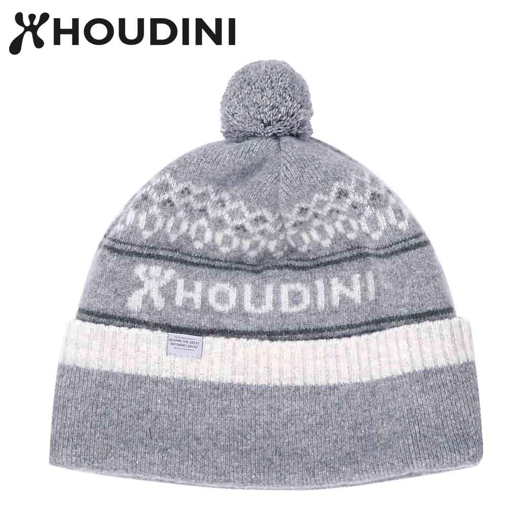 瑞典【Houdini】Chute Hat 中性保暖羊毛帽 氧化氮灰
