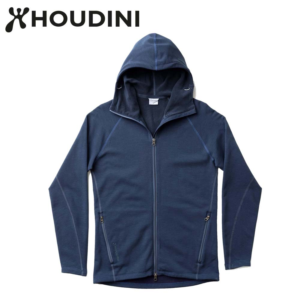 瑞典【Houdini】M`s Outright Houdi 男款 Power Stretch® Pro™ Light 保暖外套 陰鬱藍