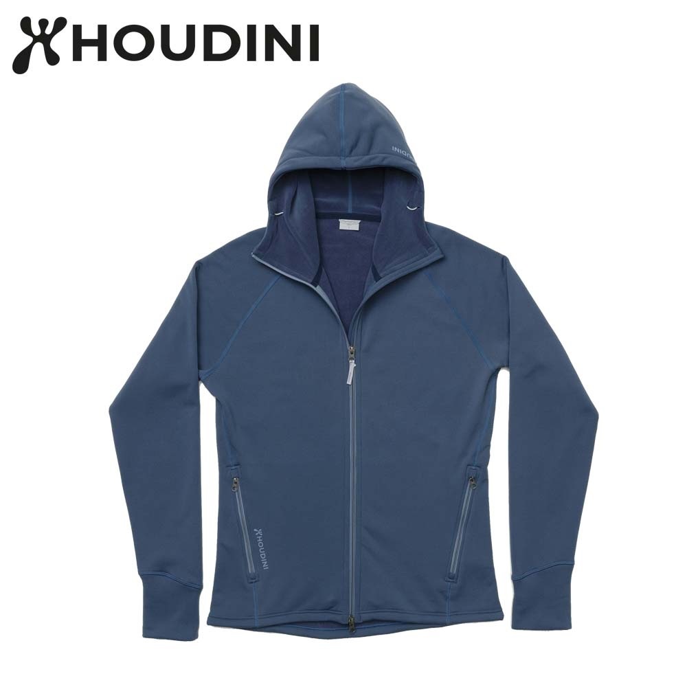 瑞典【Houdini】M`s Power Houdini 男款Power Stretch® Pro™保暖外套 純藍