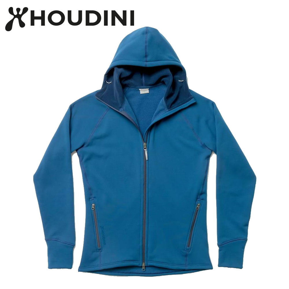 瑞典【Houdini】M`s Power Houdini 男款Power Stretch® Pro™保暖外套 民俗藍