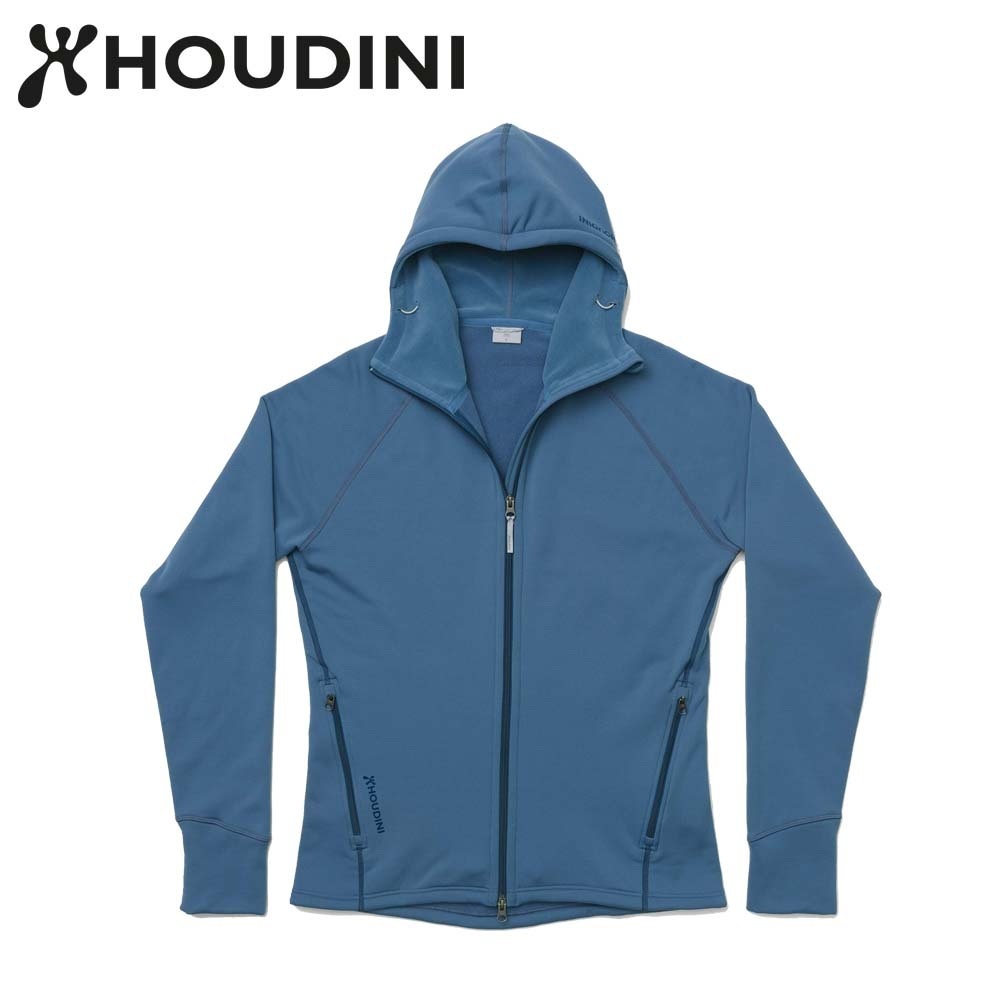 瑞典【Houdini】M`s Power Houdini 男款Power Stretch® Pro™保暖外套 水桶藍