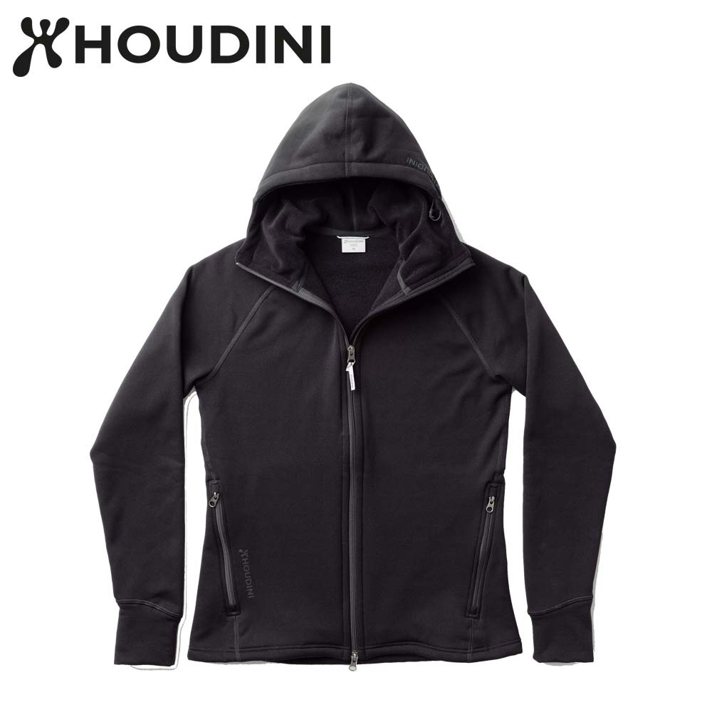 瑞典【Houdini】W`s Power Houdini 女款Power Stretch® Pro™保暖外套 純黑