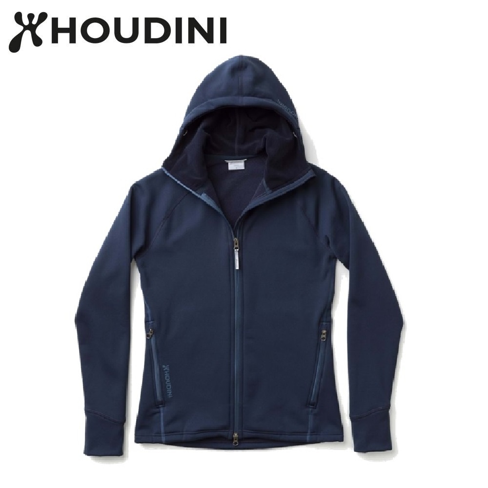 瑞典【Houdini】W`s Power Houdini 女款Power Stretch® Pro™保暖外套 藍色幻想