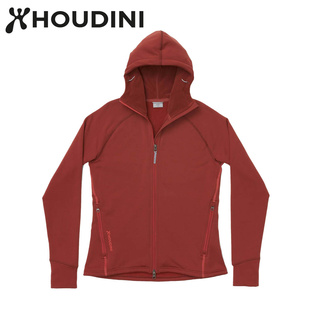 瑞典【Houdini】W`s Power Houdini 女款 Power Stretch® Pro™保暖外套 深紅