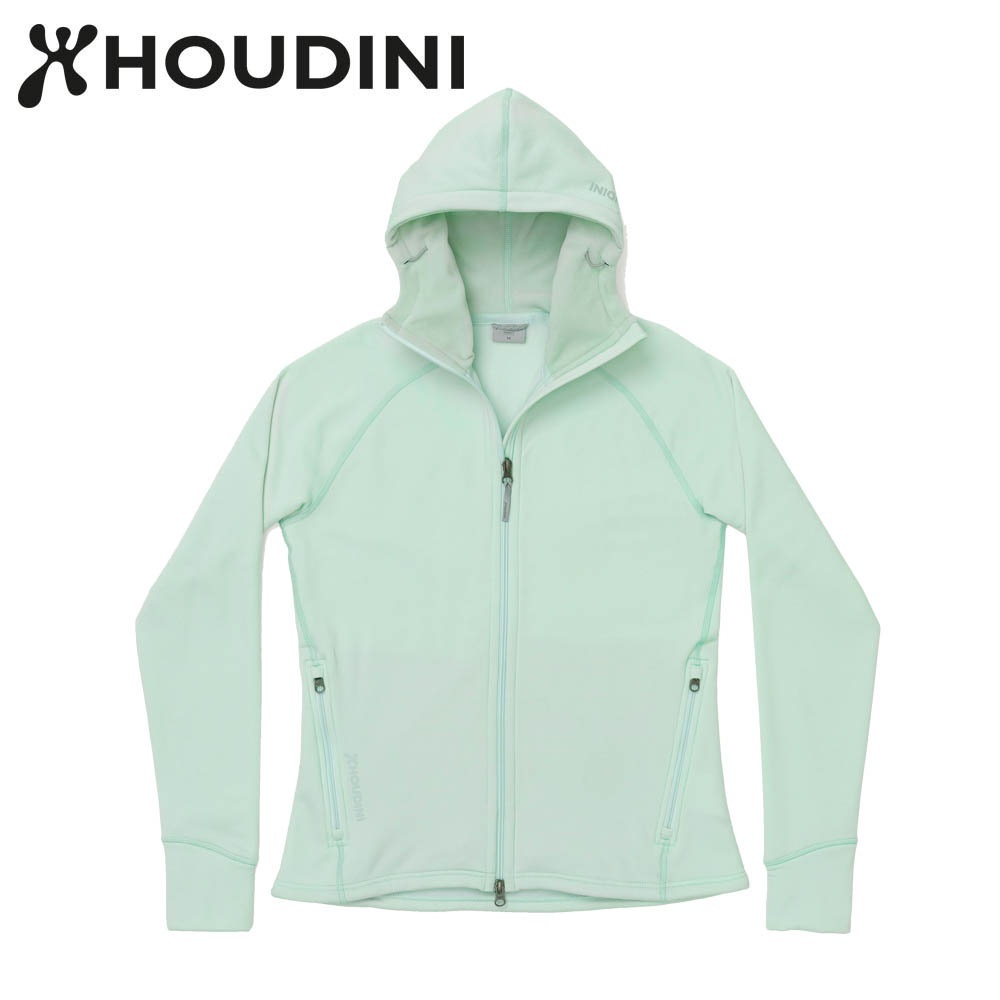 瑞典【Houdini】W`s Power Houdini 女款 Power Stretch® Pro™保暖外套 冰川綠 125984
