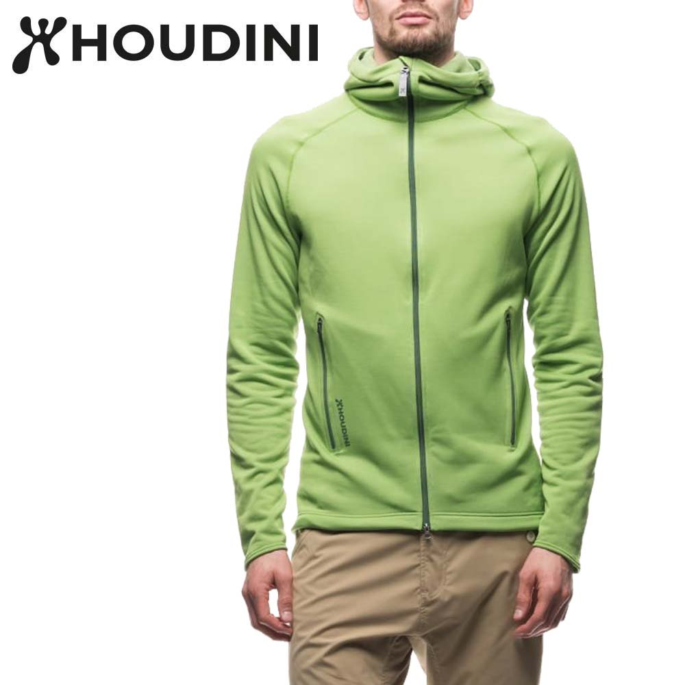 瑞典【Houdini】M`s Outright Houdi 男款 Power Stretch® Pro™ Light 保暖外套 351 edamame green 毛豆綠