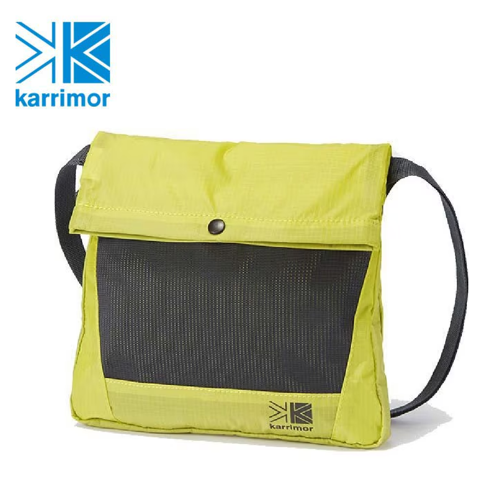 日系【Karrimor】TC sacoche Ｌ 多功能輕旅收納袋 綠黃