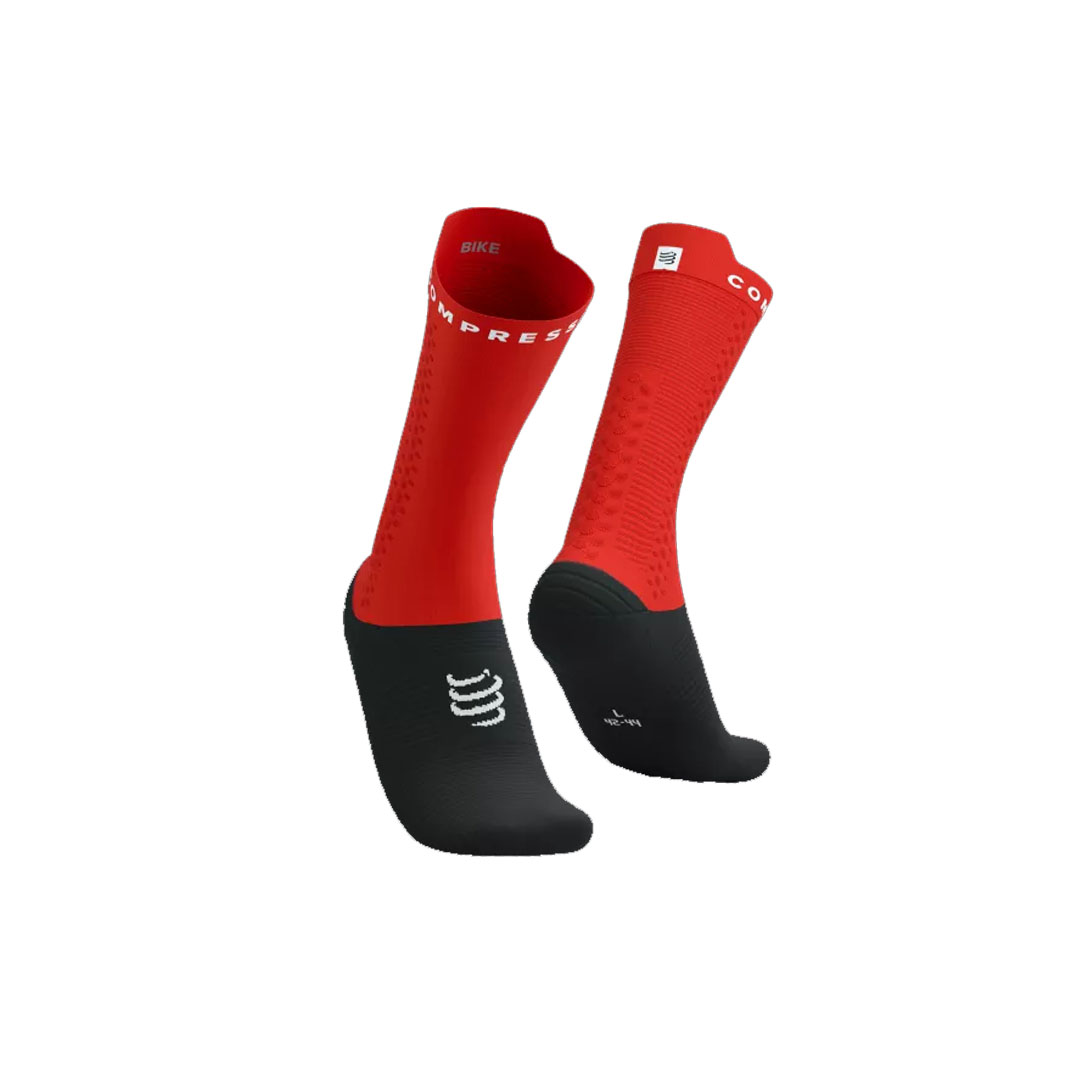 V4 自行車襪 (紅黑)