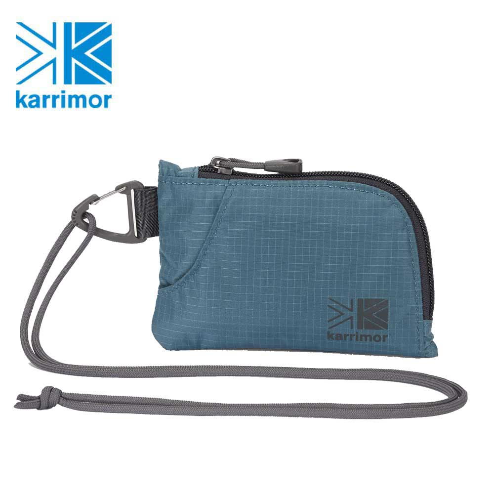 日系[ Karrimor ] TC team purse 隨身錢包 天空藍