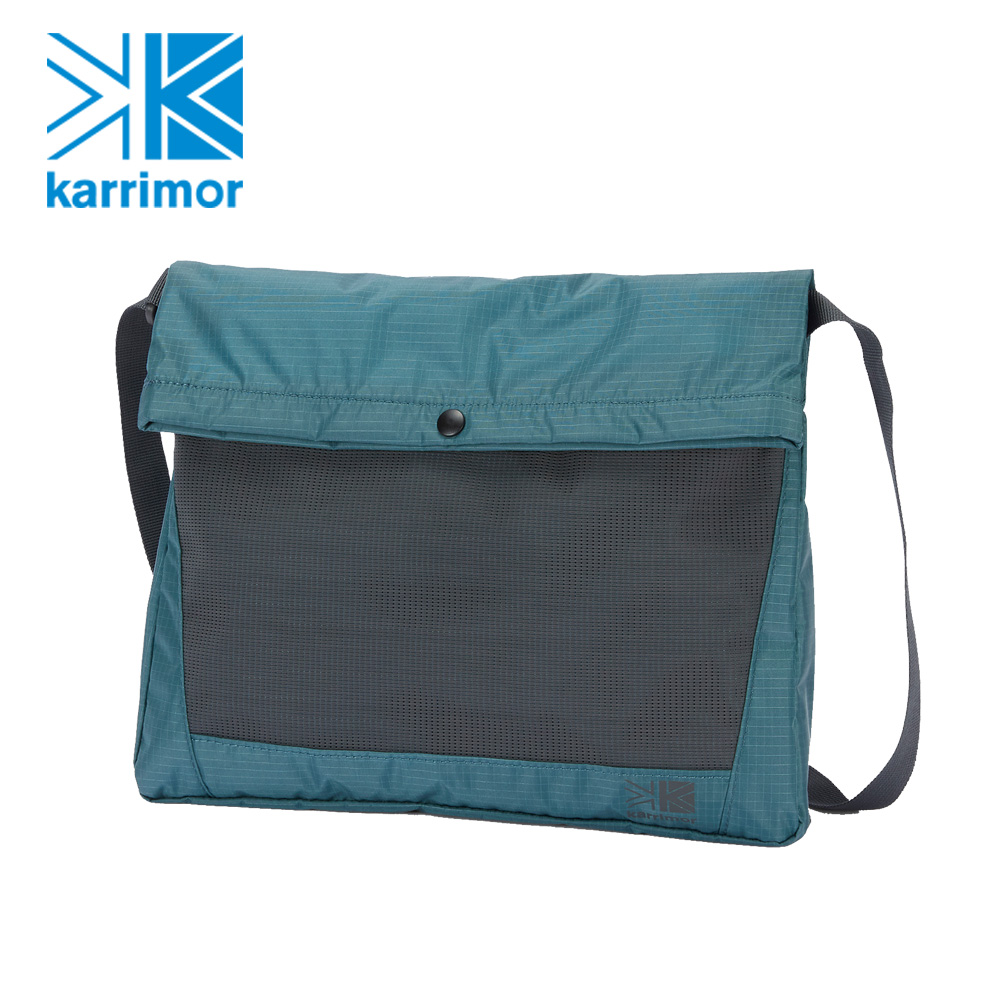 日系【Karrimor】TC sacoche Ｌ 多功能輕旅收納袋 天藍色 53619TCSL