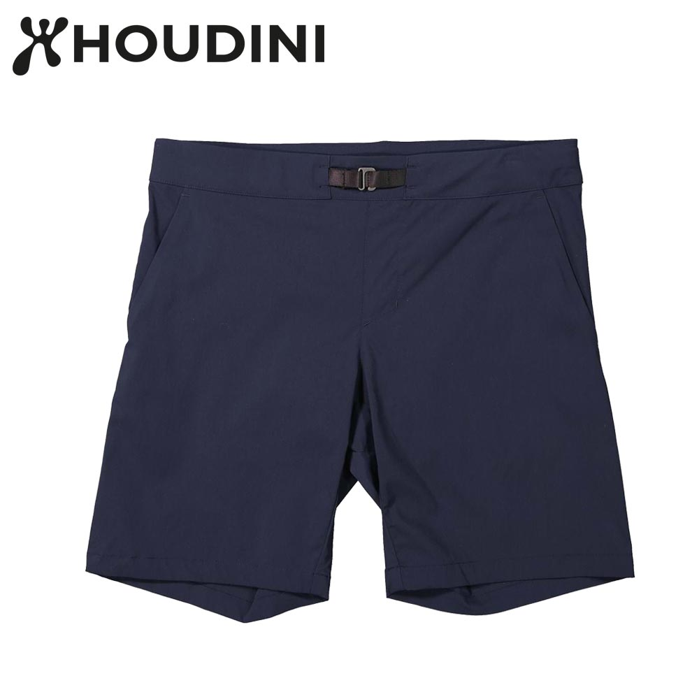 瑞典【Houdini】W's Wadi shorts 女夏季快乾短褲 藍色幻想