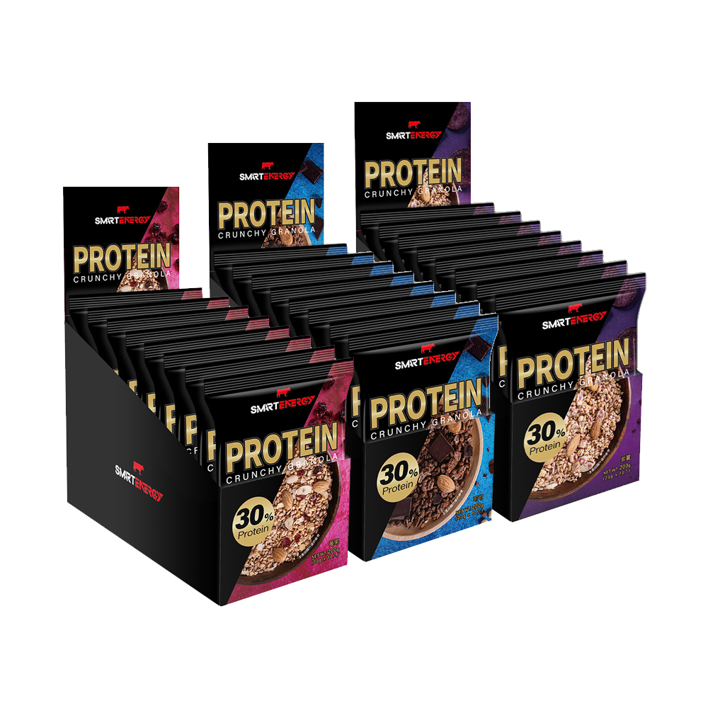 【紅牛】聰勁蛋白穀脆粒-20g10入