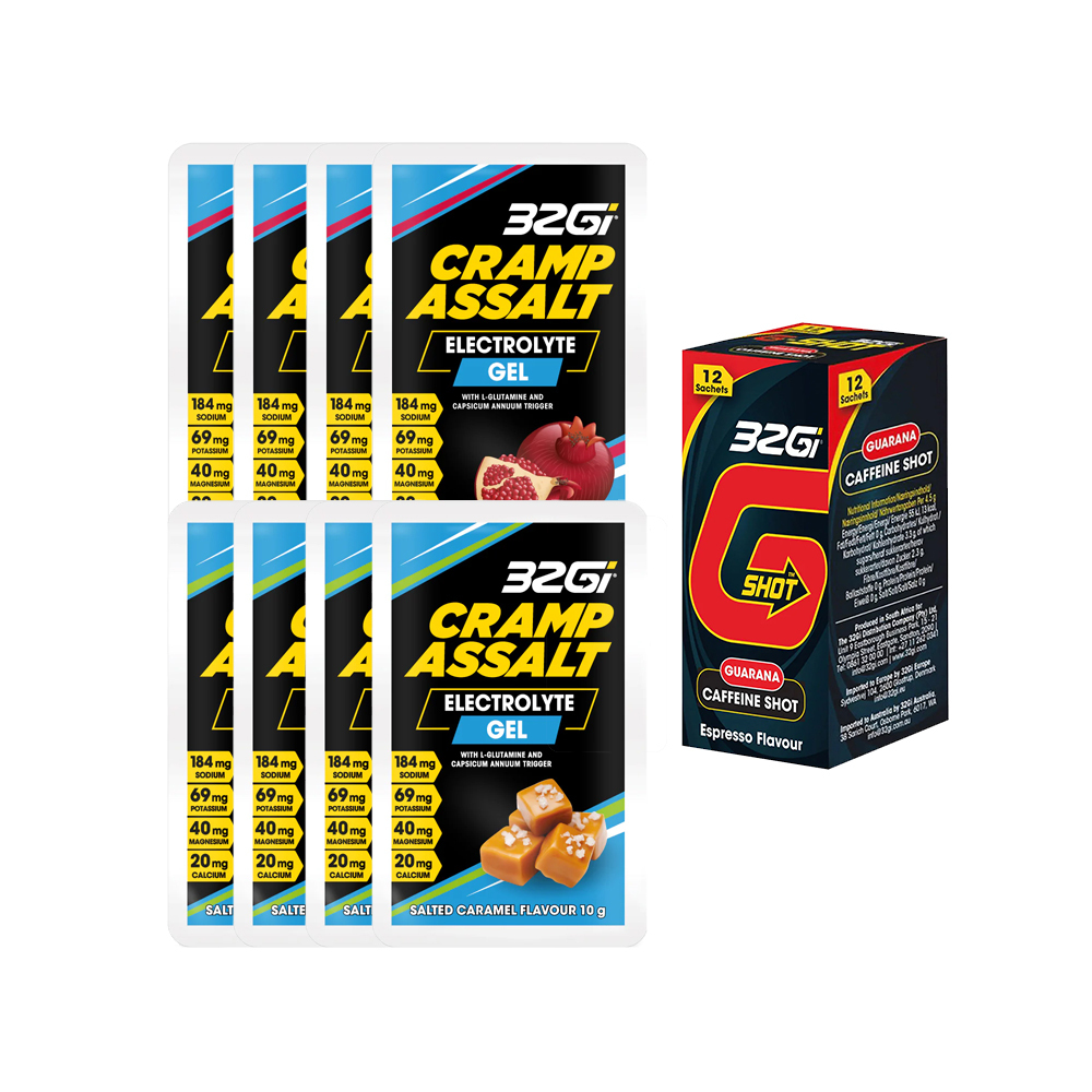 紅石榴+海鹽各4+咖啡因