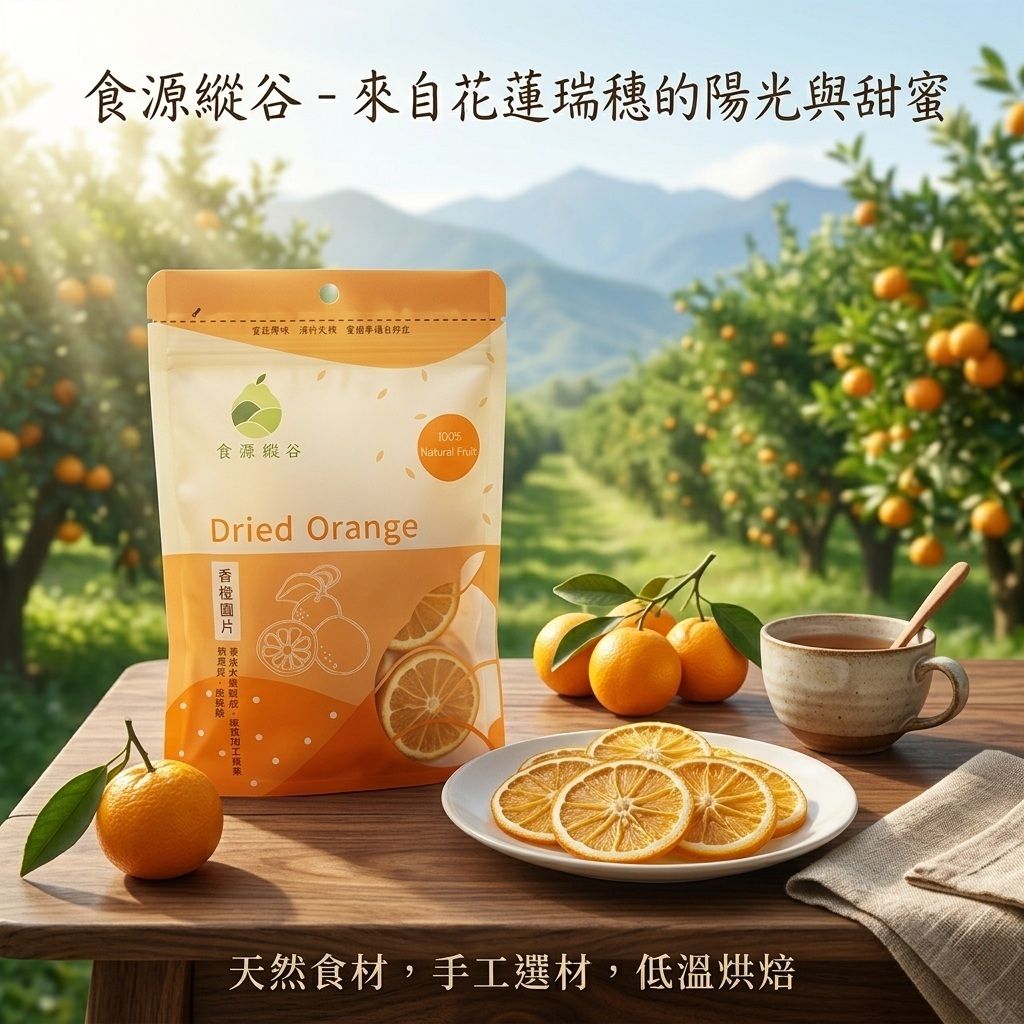 食源緃谷-香橙果乾