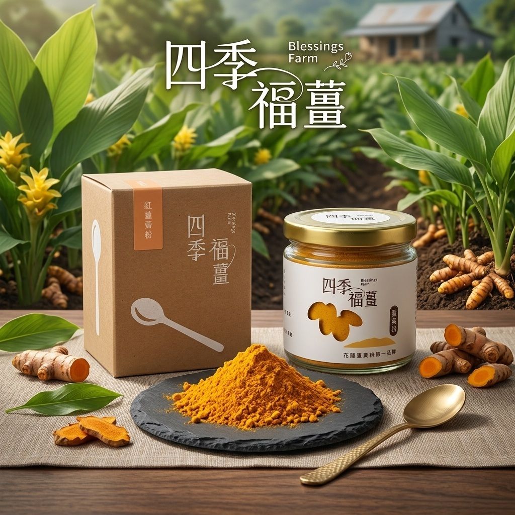 四季農產品-紅薑黃粉