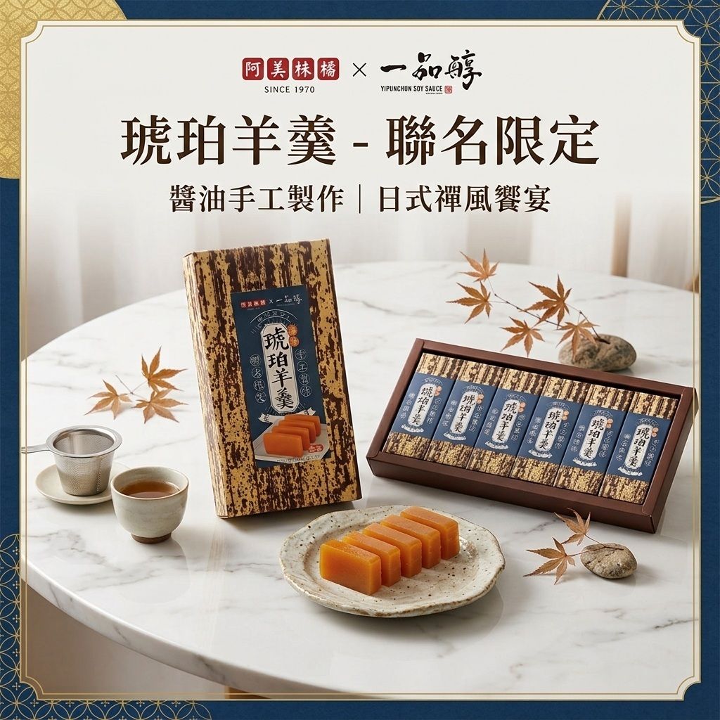阿美麻糬-琥珀羊羹 450±3g 6入-1
