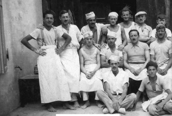 Fuchs founder Josef Fuchs I with employees