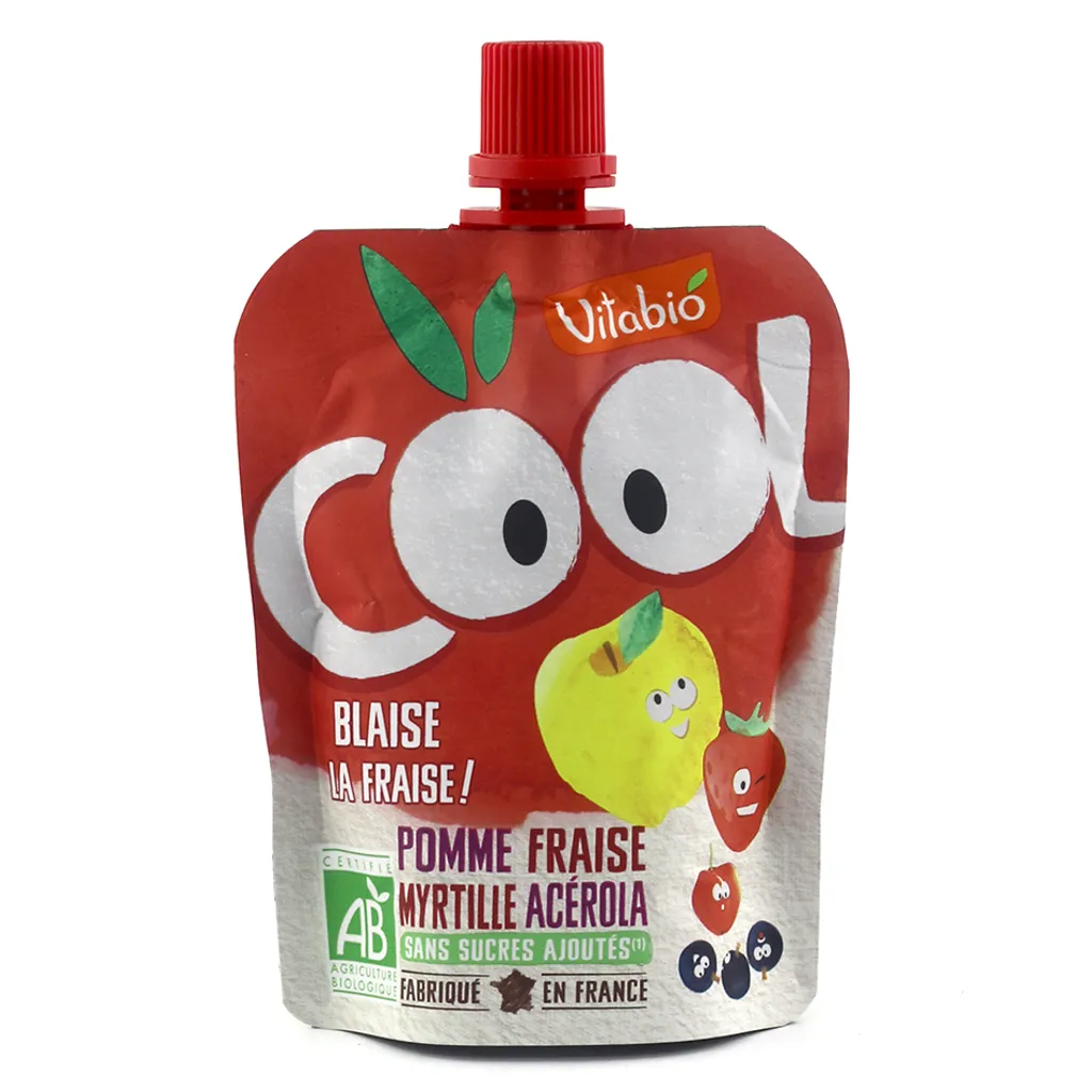 Vitabio Cool Fruit Apple Strawberry Blueberry Juice 90g Healthy Buds Organic Estore 食在健康有机商店