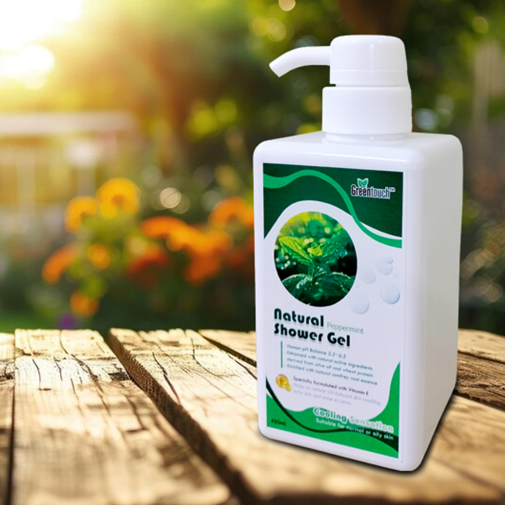 NATURAL PEPPERMINT SHOWER GEL