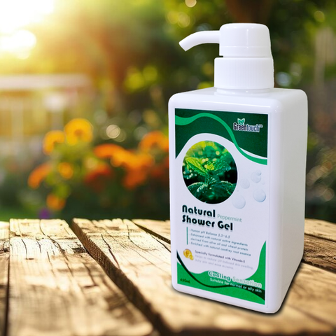 NATURAL PEPPERMINT SHOWER GEL