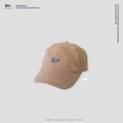 Calm corduroy cap : Beige