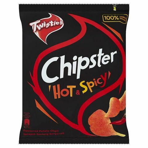Twisties Chipster Hot & Spicy Flavoured Potato Chips 60g.jpg