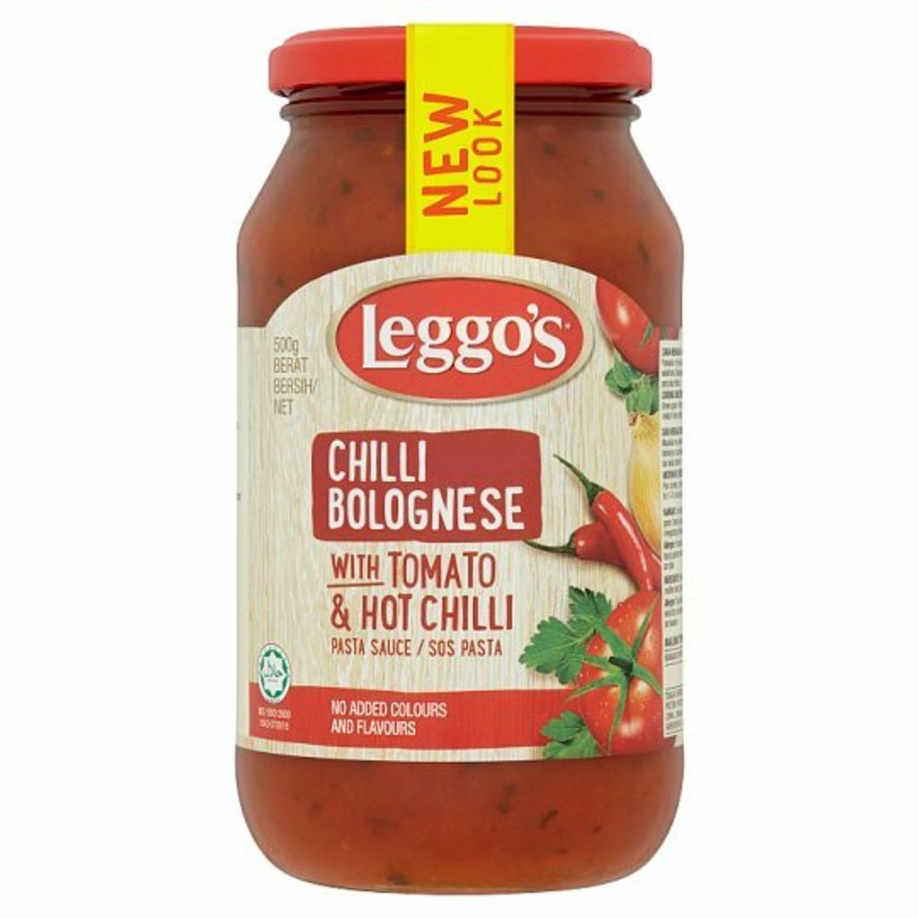 Leggo's Chilli Bolognese with Tomato & Hot Chilli Pasta Sauce 500g.jpg