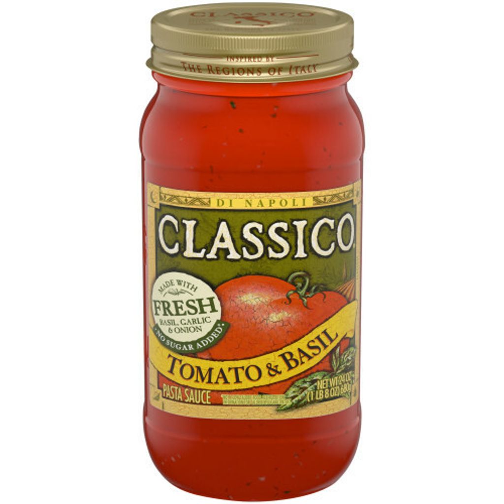 Classico Tomato & Basil Pasta Sauce, 24 Oz Jar.jpg