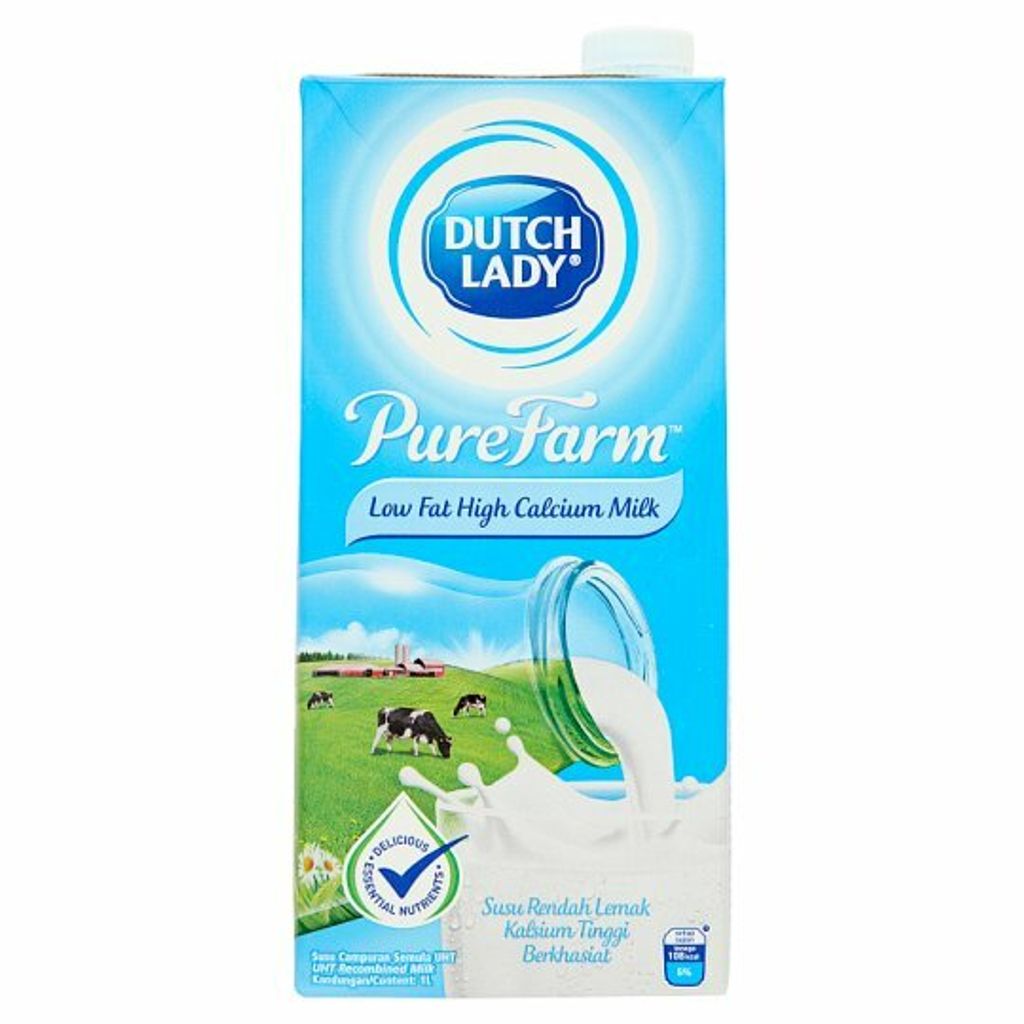 Dutch Lady Pure Farm Low Fat High Calcium Milk 1L.jpg