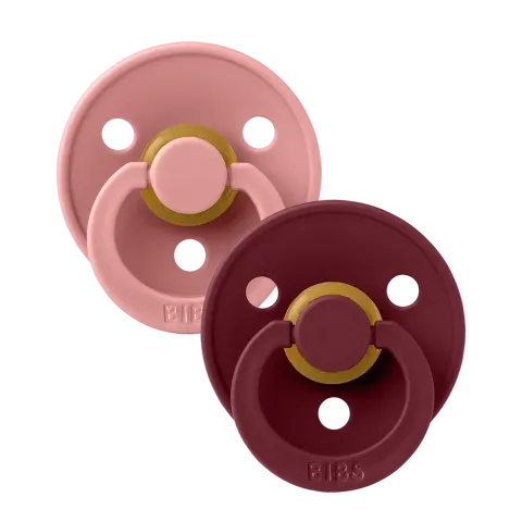 bibs-colour-2pack-pacifier-dustypink-elderberry-shield