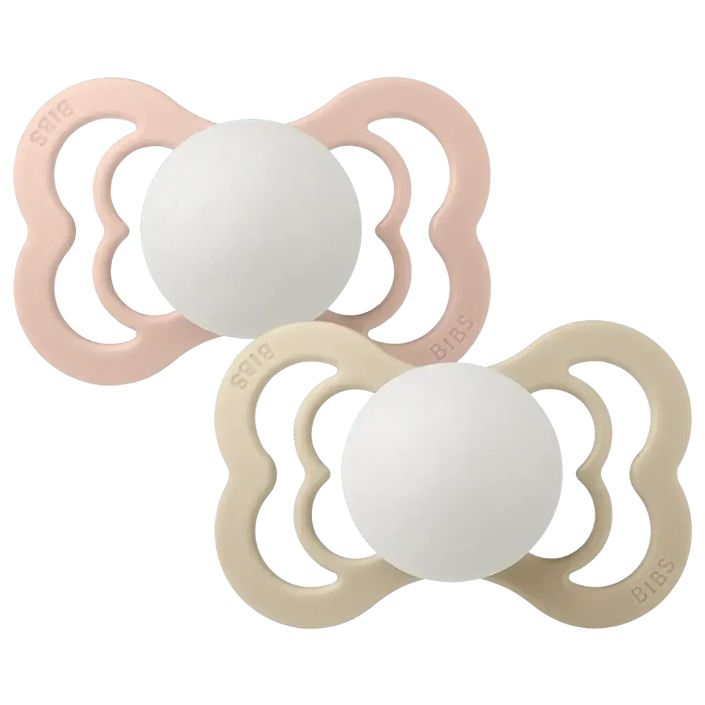 bibs-supreme-glow-2pack-pacifier-sage-blush-vanilla