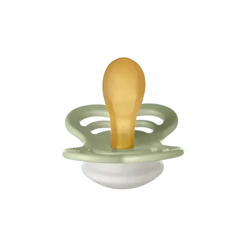 bibs-supreme-glow-pacifier-latex-nipple-sage