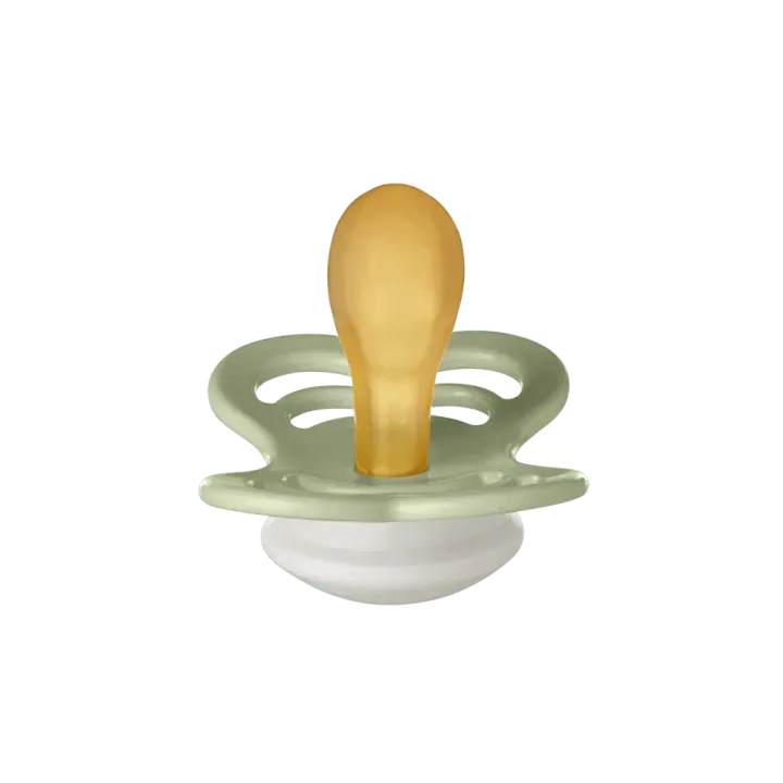 bibs-supreme-glow-pacifier-latex-nipple-sage