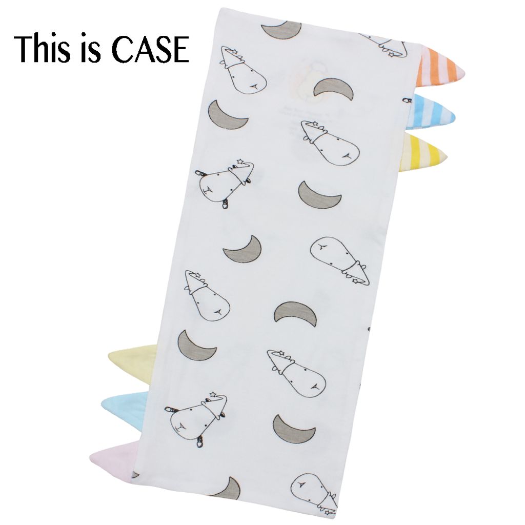 Bed-Time Buddy Case Small Moon _ Sheepz White with Color _ Stripe tag - Small.jpg