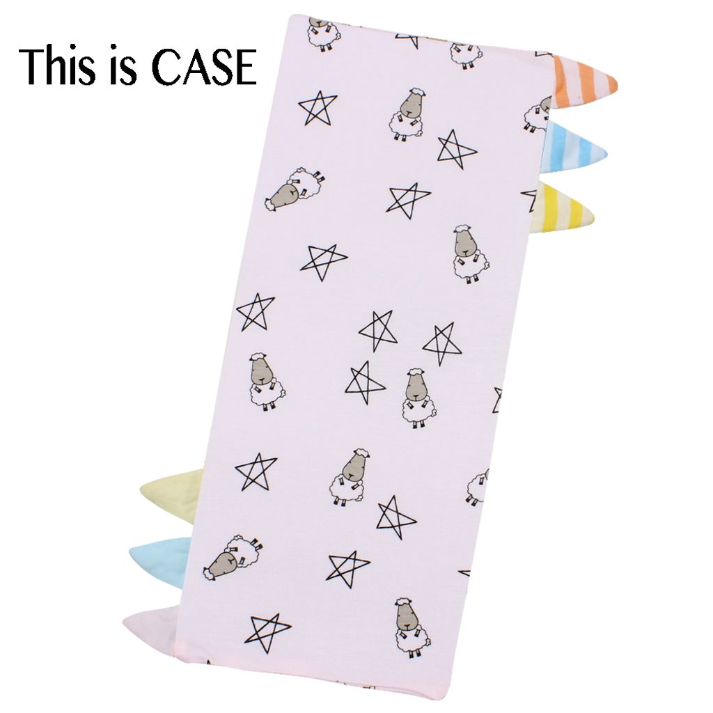 Bed-Time Buddy Case Small Star _ Sheepz Pink with Color _ Stripe tag - Medium.jpg