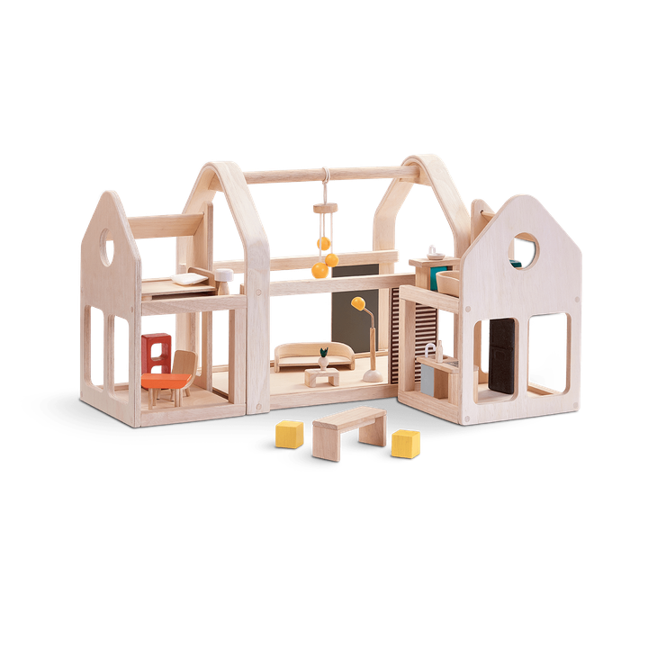 7611_PlanToys_SLIDE_N_GO_DOLLHOUSE_Pretend_Play_Imagination_Coordination_Language_and_Communications_Social_Fine_Motor_3yrs_Wooden_toys_Education_toys_Safety_Toys_Non-toxic_0