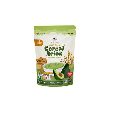 avocado cereal drink mock up