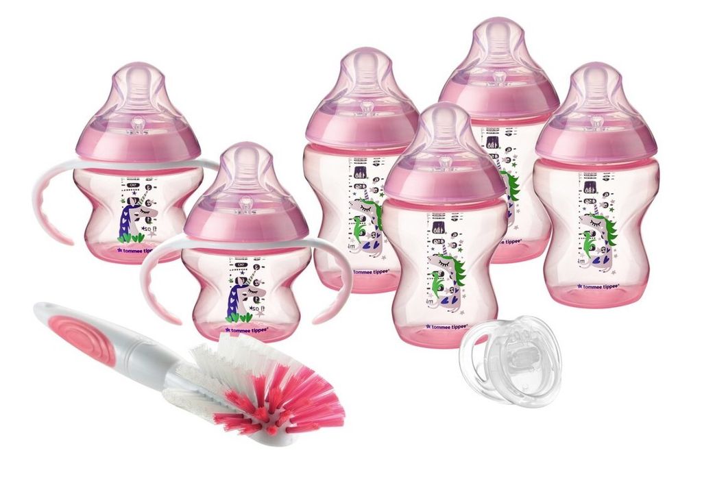 Tommee Tippee Closer To Nature Pink Starter Set (5)- www.AventStore.my