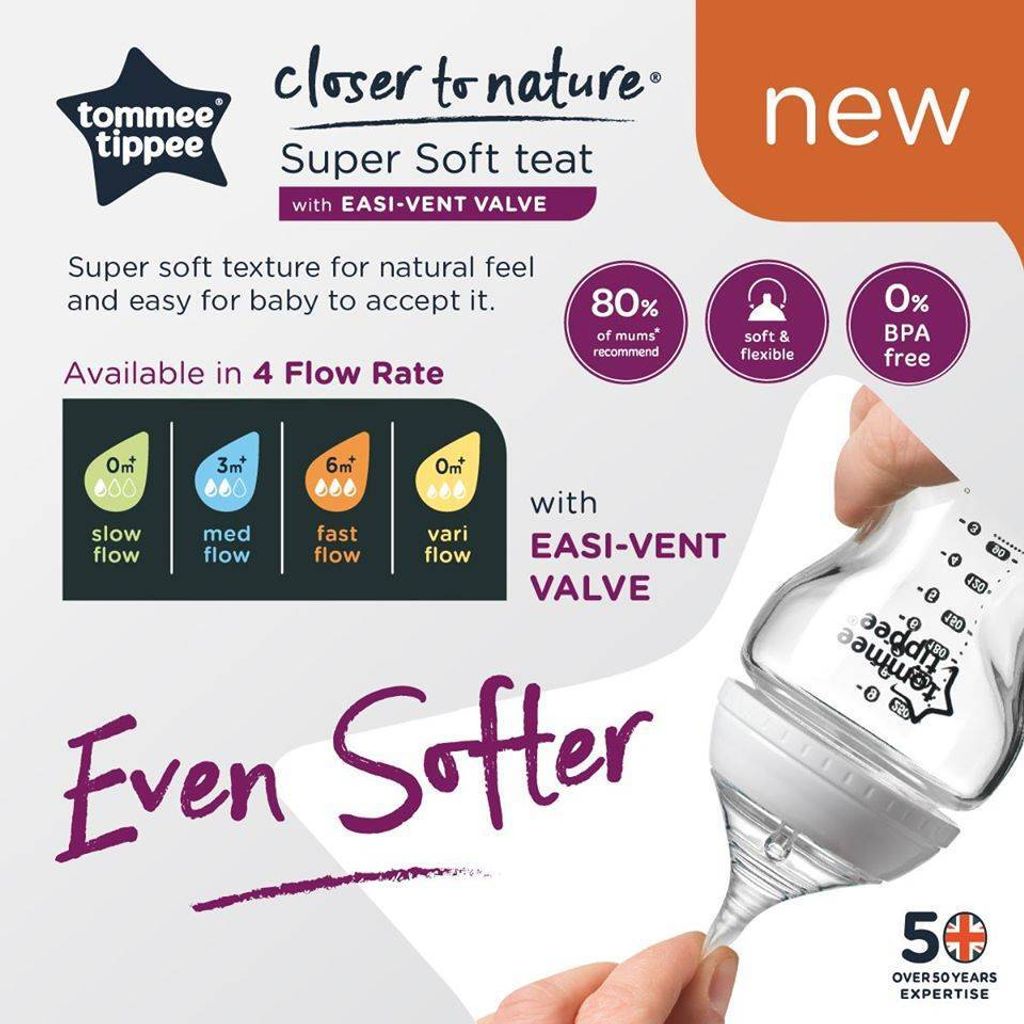 Tommee Tippee Closer to Nature Super Soft Teat- www.AventStore.my-960x960