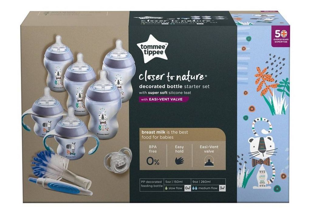 Tommee Tippee Closer To Nature Blue Starter Set(6)- www.AventStore.my-1127x806