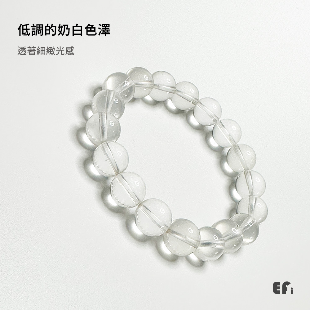 天然奶白晶