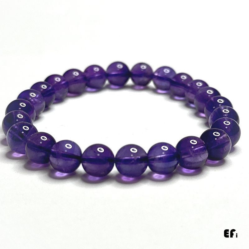 頂級烏拉圭紫水晶』【Efanvei】紫水晶烏拉圭手珠手串手鍊天然水晶紫晶