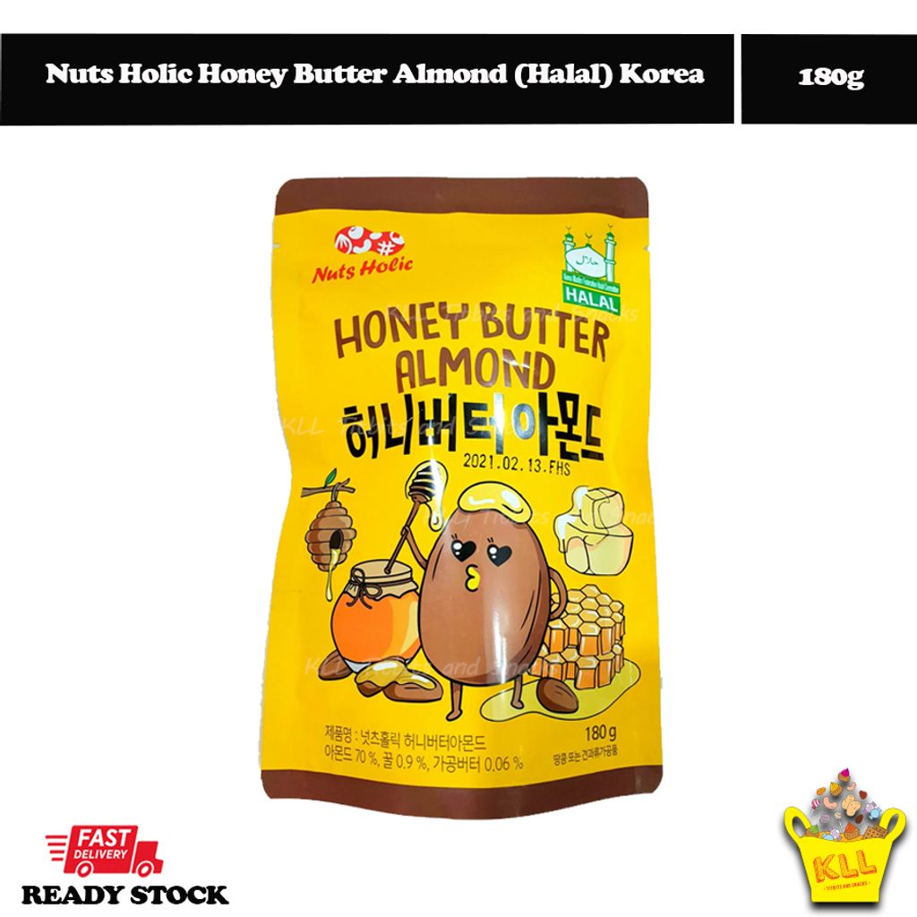 Nuts Holic Honey Butter Almond (Halal) Korea.jpg
