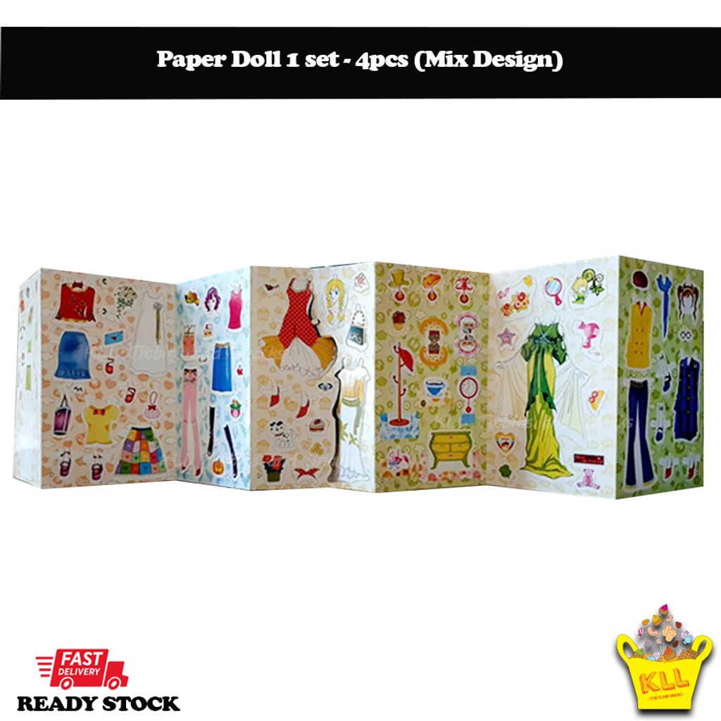 Paper Doll 1 set - 4pcs (Mix Design) 3.jpg