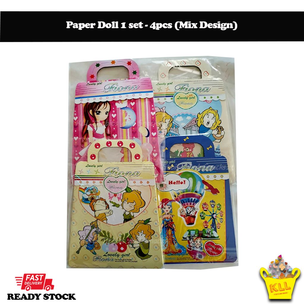 Paper Doll 1 set - 4pcs (Mix Design).jpg